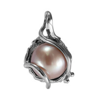 Ciondolo in argento con Perla Ming (TPC)