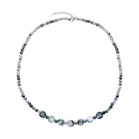 Collana in argento con Agata