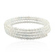 Bracciale in acciaio con Topazio Bianco (Riya)