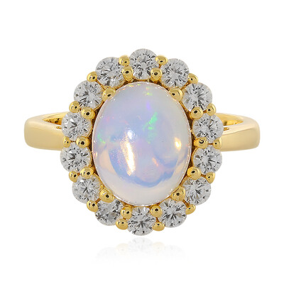 Anello in argento con Opale di Welo