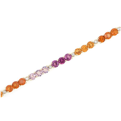 Bracciale in oro con Spessartina