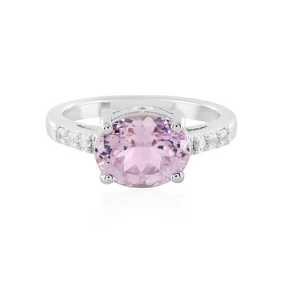 Anello in argento con Kunzite