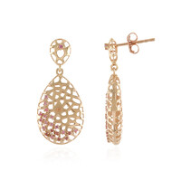 Orecchini in oro con Zaffiro Rosa (Ornaments by de Melo)
