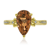 Anello in oro con Tormalina Neon del Congo (CIRARI)