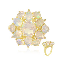 Anello in argento con Opale di Welo