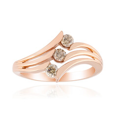 Anello in oro con Diamante Rose de France SI1 di Argyle