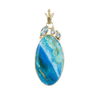 Ciondolo in argento con Opale di Atacama (Bali Barong)