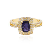 Anello in argento con Iolite