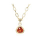 Collana in oro con Spessartina (CIRARI)