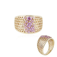 Anello in oro con Zaffiro Rosa (Ornaments by de Melo)