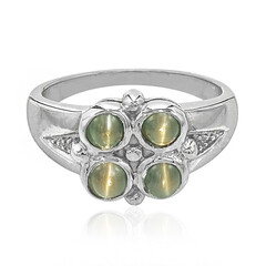 Anello in argento con Alessandrite Occhio di Gatto