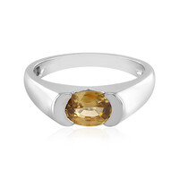 Anello in argento con Zircone Canarino