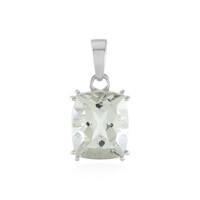 Ciondolo in argento con Ametista Verde