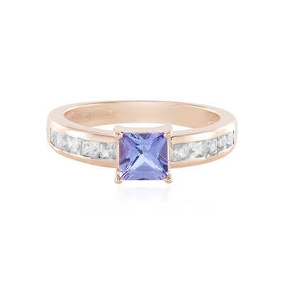 Anello in argento con Tanzanite