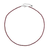 Collana in argento con Granato Magenta