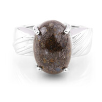 Anello in argento con Quarzo Dinosauro