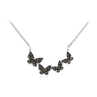 Collana in argento con Marcassite