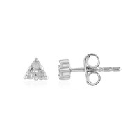 Orecchini in argento con Diamante I2 (I)