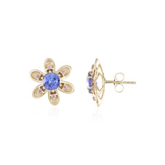 Orecchini in oro con Tanzanite