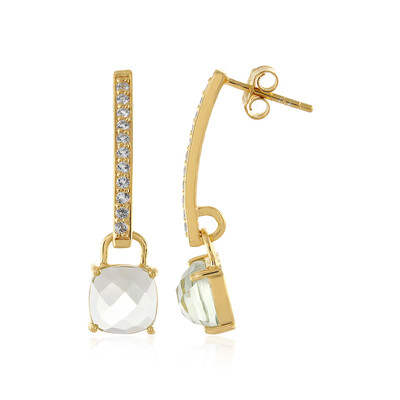 Orecchini in argento con Ametista Verde