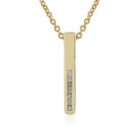 Collana in oro con Diamante I2 (J) (de Melo)