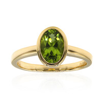 Anello in oro con Peridoto Arizona (Amanda Adkins)