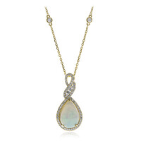 Collana in oro con Opale di Welo AAA (CIRARI)