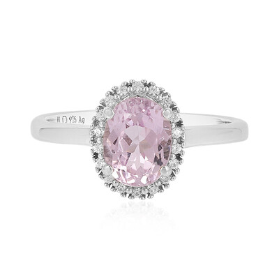 Anello in argento con Kunzite