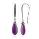 Orecchini in argento con Fosfosiderite (Annette classic)