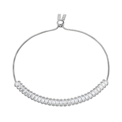 Bracciale in argento con Topazio Bianco