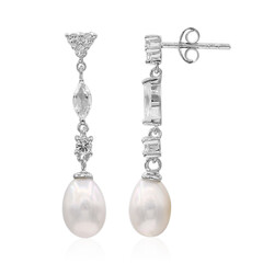 Orecchini in argento con Perla di Acqua Dolce