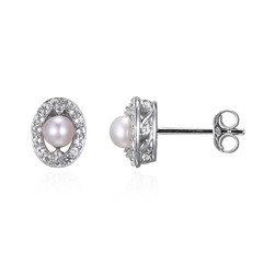 Orecchini in argento con Perla di Acqua Dolce