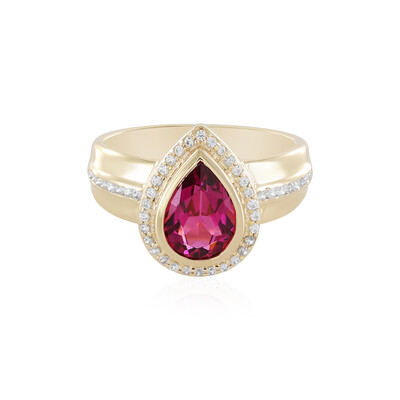 Anello in oro con Rubellite (de Melo)