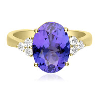 Anello in oro con Tanzanite AAA (CIRARI)