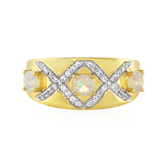 Anello in argento con Opale di Welo