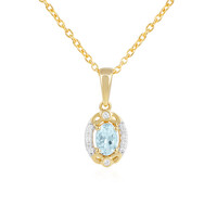 Collana in argento con Acquamarina