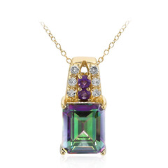 Collana in argento con Quarzo Mistico