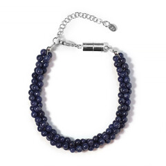 Bracciale in argento con Zaffiro Blu
