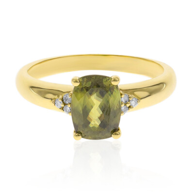 Anello in oro con Sfene (CIRARI)