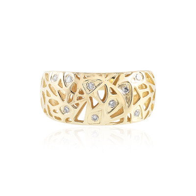 Anello in oro con Diamante I1 (I)  (Ornaments by de Melo)