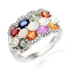 Anello in argento con Opale di Welo