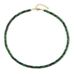 Collana in argento con Ematite Multicolore