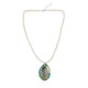 Collana in argento con Conchiglia Abalone (TPC)