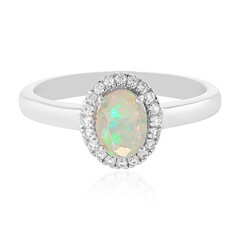 Anello in argento con Opale di Welo