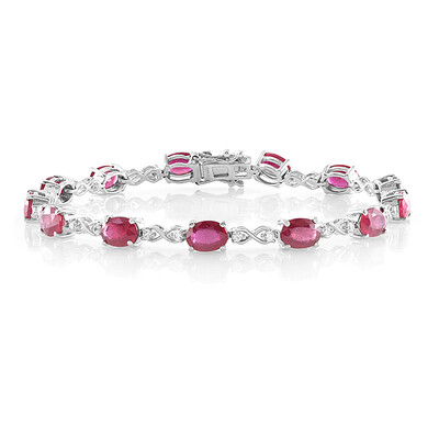 Bracciale in argento con Rubino del Madagascar