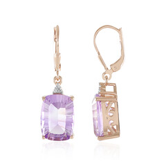 Orecchini in argento con Ametista Rose de France