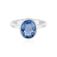Anello in argento con Fluorite Cangiante