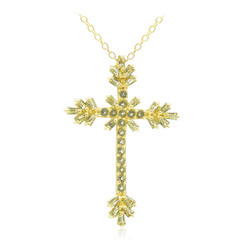 Collana in argento con Peridoto