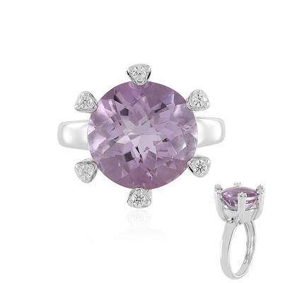 Anello in argento con Ametista Rose de France