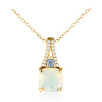 Collana in argento con Opale di Welo